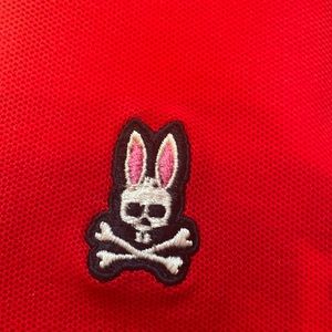 Psycho bunny size 9 red color